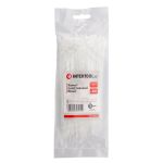 Хомут пластиковый 2,5*150 мм, белый, 100 ед. INTERTOOL TC-2515
