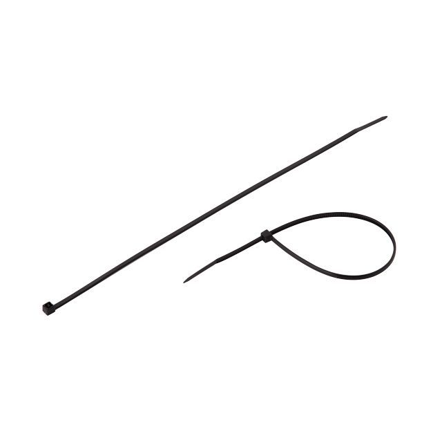 Хомут пластиковый 2,5*200 мм, черный, 100 ед. INTERTOOL TC-2521