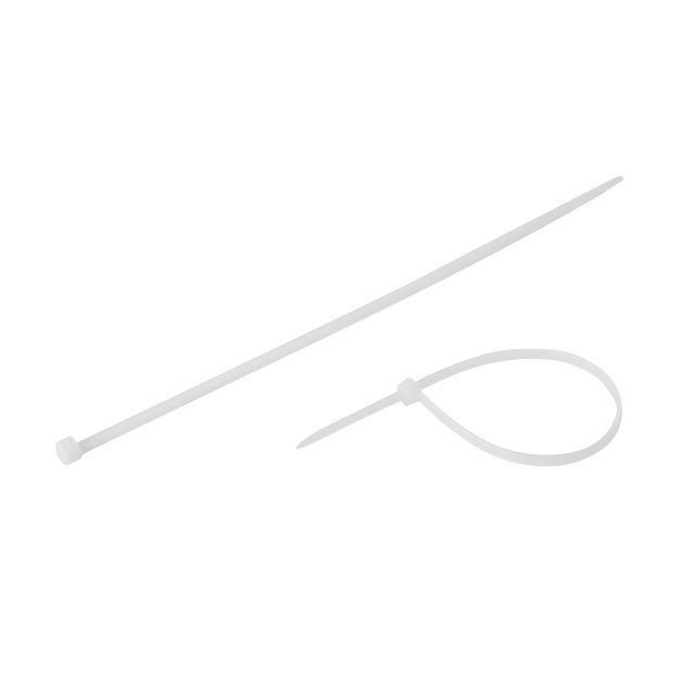 Хомут пластиковый 3,6*200 мм, белый, 100 ед. INTERTOOL TC-3620