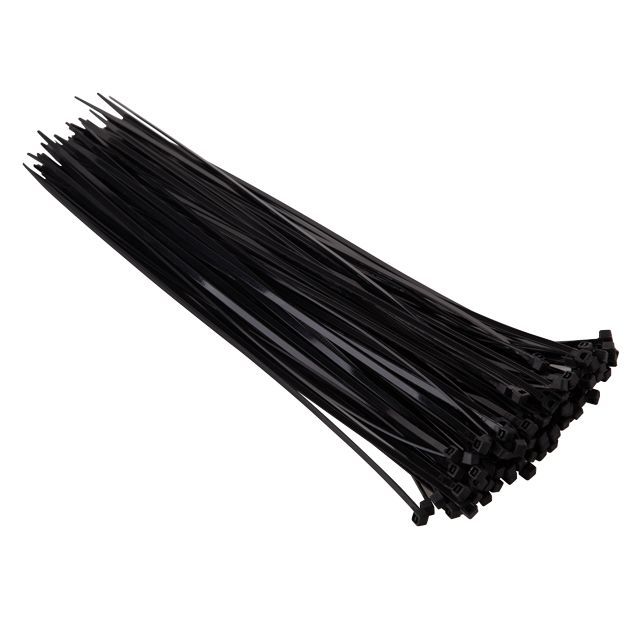 Хомут пластиковый 3,6*300 мм, черный, 100 ед. INTERTOOL TC-3631