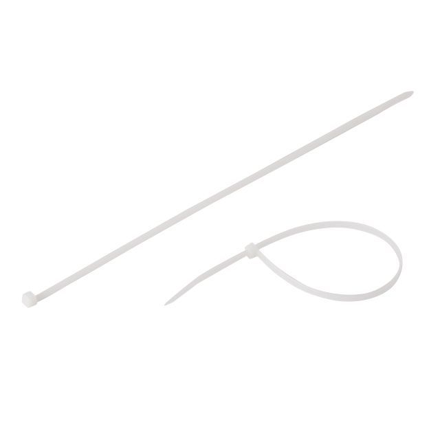 Хомут пластиковый 4,8*300 мм, белый, 100 ед. INTERTOOL TC-4830