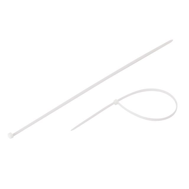Хомут пластиковый 4,8*350 мм, белый, 100 ед. INTERTOOL TC-4835