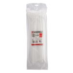 Хомут пластиковый 7,6x350мм, (100 шт/упак), белый INTERTOOL TC-7635