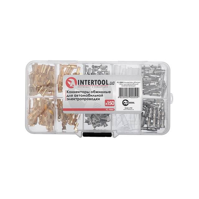 Коннекторы обжимные для автомобильной электропроводки, 150 ед. INTERTOOL TC-9005