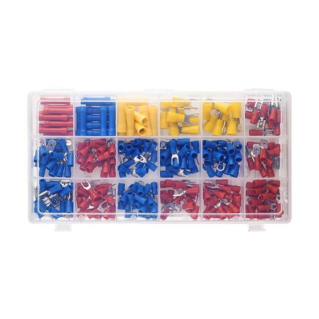 Коннекторы обжимные изолированные для автомобильной электропроводки, 270 ед. INTERTOOL TC-9011