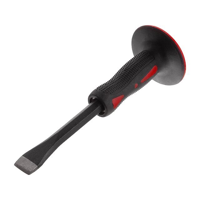 Зубило по камню, 250×16×23 мм, рукоятка из стекловолокна и TPR INTERTOOL UT-3125