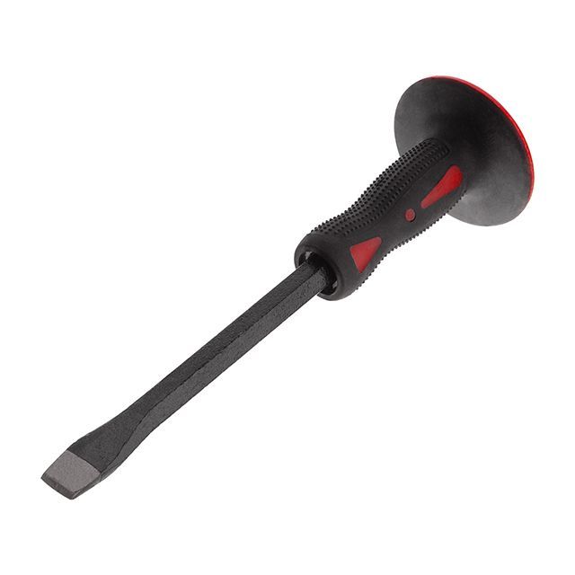 Зубило по камню, 300×16×23 мм, рукоятка из стекловолокна и TPR INTERTOOL UT-3130