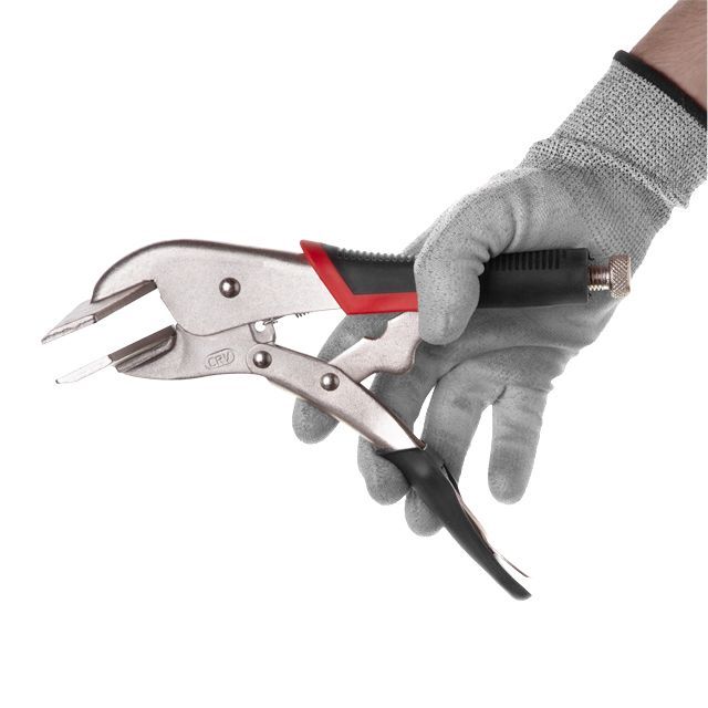 Клещи зажимные T-type, Cr-V INTERTOOL UT-5207