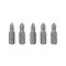 Комплект отверточных насадок PH2, ACR, S2, 5 ед., STORM INTERTOOL VT-0207