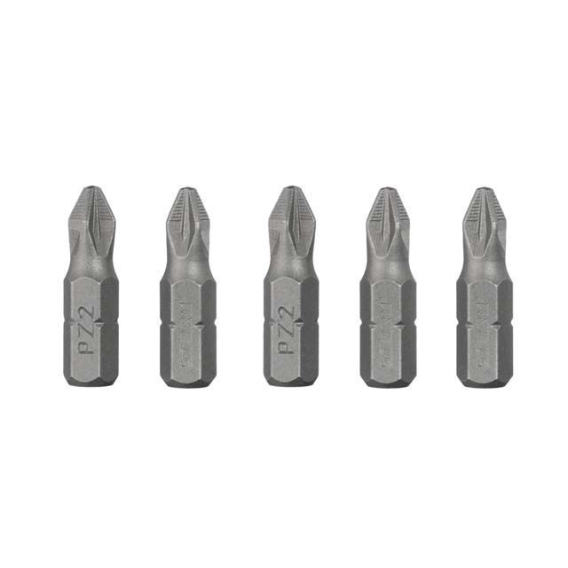 Комплект отверточных насадок PZ2, ACR, S2, 5 ед., STORM INTERTOOL VT-0209