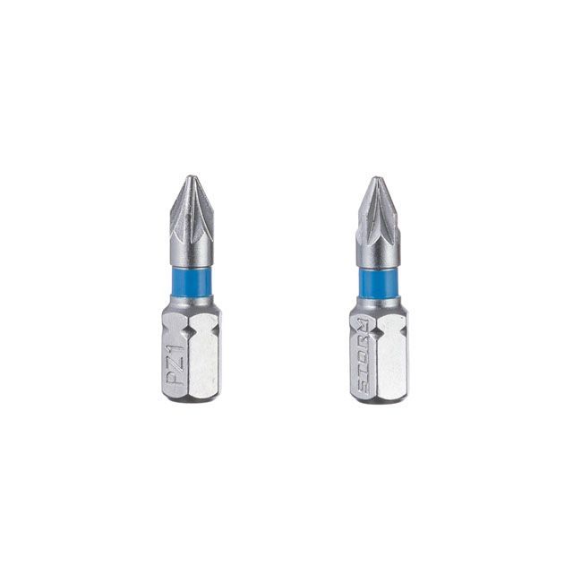 Комплект отверточных насадок PZ1, S2, 2 од., STORM INTERTOOL VT-0220