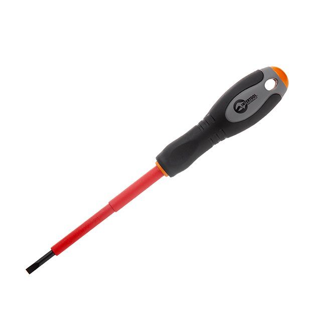 Отвертка изолированная шлицевая 0,5*3 мм, 75 мм, 1000 В INTERTOOL VT-3203
