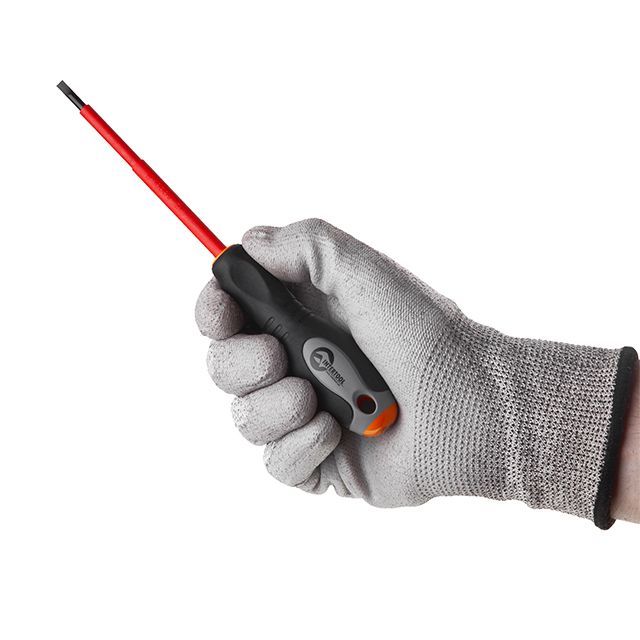 Отвертка изолированная шлицевая 0,8*4 мм, 100 мм, 1000 В INTERTOOL VT-3205