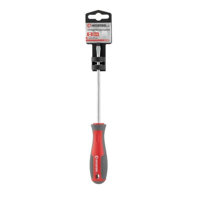 Отвертка шлицевая SL5.0*125 мм, CR-V INTERTOOL VT-3307