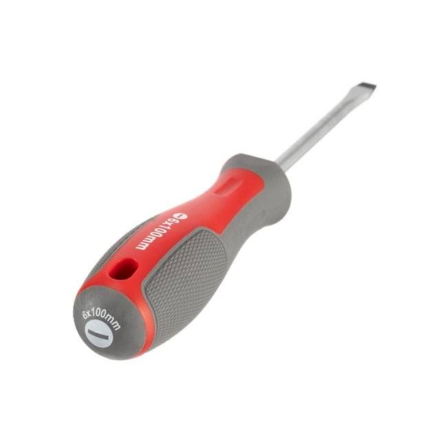 Отвертка шлицевая SL6.0*100 мм, CR-V INTERTOOL VT-3310