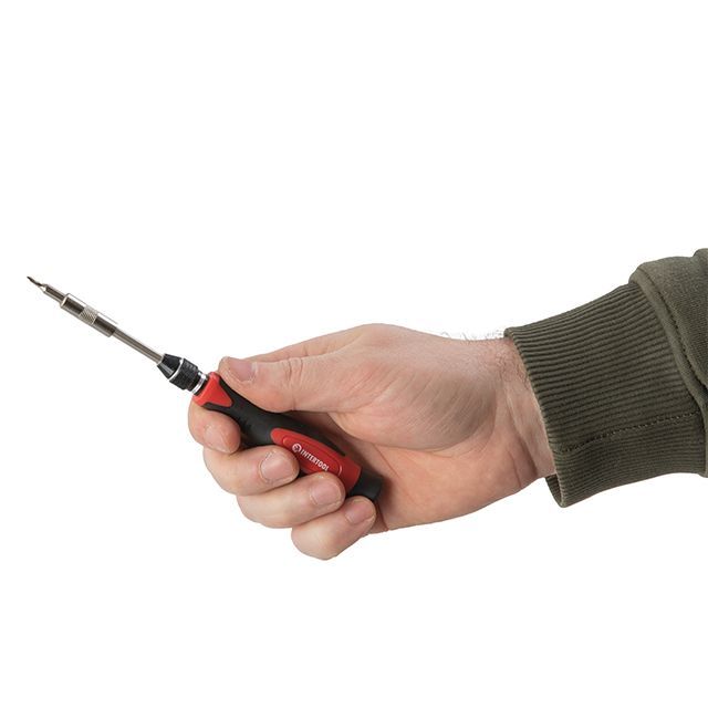 Отвертка прецизионная с комплектом насадок 29 ед, Cr-V INTERTOOL VT-3336