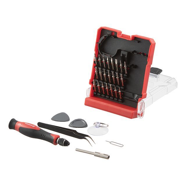 Отвертка прецизионная с комплектом насадок 29 ед, Cr-V INTERTOOL VT-3336