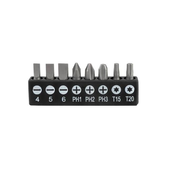 Отвертка с гибким удлинителем и комплектом насадок 9 ед. INTERTOOL VT-3342
