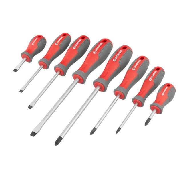 Набор отверток 18 ед. (SL2.5*50 мм, SL3.0*50 мм, SL5.0*75 мм, SL6.0*38 мм, SL6.0*100 мм, SL8.0*150 мм, PH0*50 мм, PH00*50 мм, PH1*75 мм, PH2*38 мм, PH INTERTOOL VT-3350