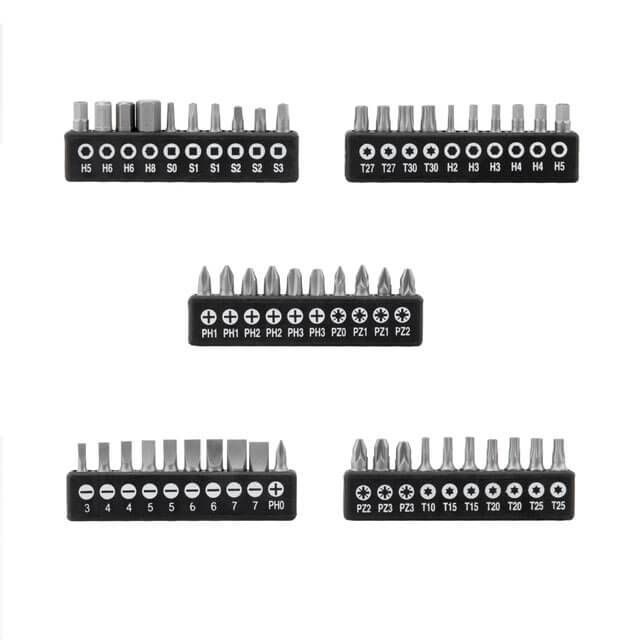 Набор отверток с комплектом насадок 70 ед. INTERTOOL VT-3370