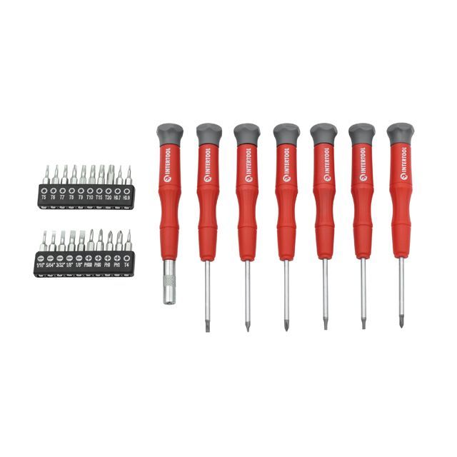 Набор отверток с комплектом насадок 114 ед INTERTOOL VT-3372