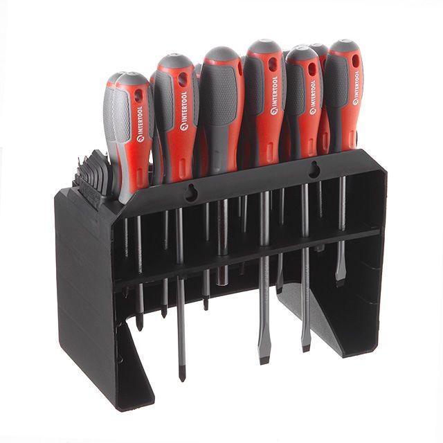 Набор отверток с комплектом насадок 114 ед INTERTOOL VT-3372