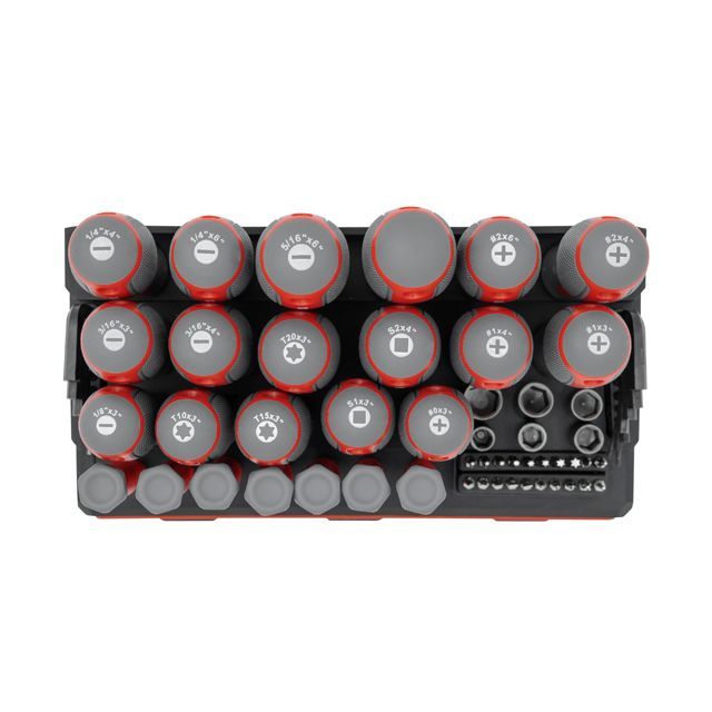 Набор отверток с комплектом насадок 114 ед INTERTOOL VT-3372