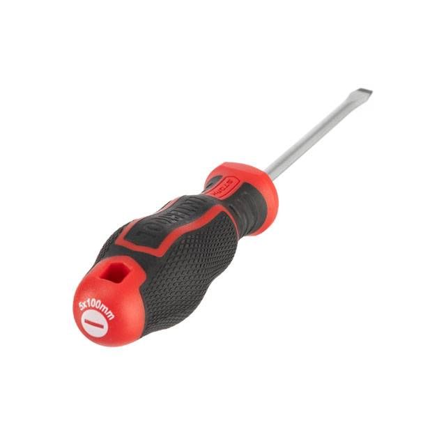 Отвертка шлицевая SL5.0*100 мм, S2, STORM INTERTOOL VT-3406