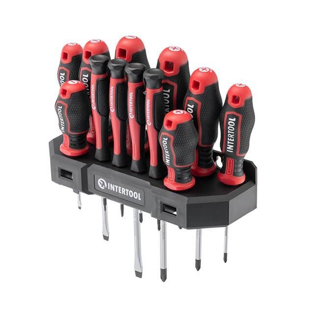 Набор отверток 12 ед., STORM INTERTOOL VT-3442