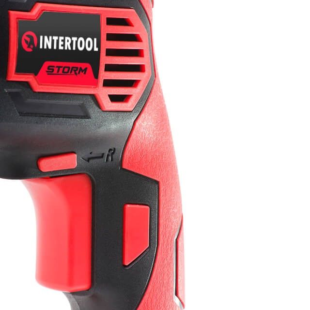 Дрель электрическая 500 Вт, 0-2400 об/мин, 0.8-10 мм, быстрозажимной патрон, реверс INTERTOOL WT-0115