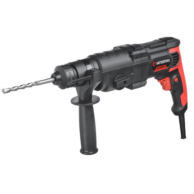 Перфоратор 1000 Вт, 3.5 Дж, 0-1100 об/мин, 0-4700 уд/мин, 3 режима, SDS plus INTERTOOL WT-0156