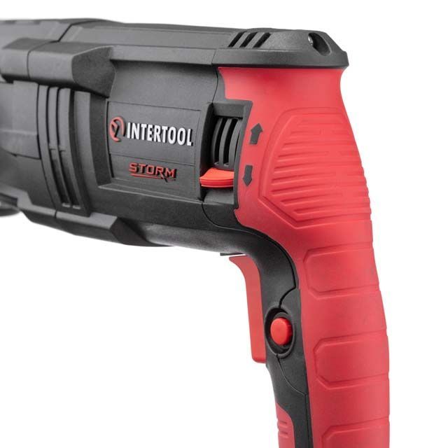 Перфоратор 1000 Вт, 3.2 Дж, 0-1300 об/мин, 0-5100 уд/мин, 3 режима, съемный быстрозажимной патрон INTERTOOL WT-0171