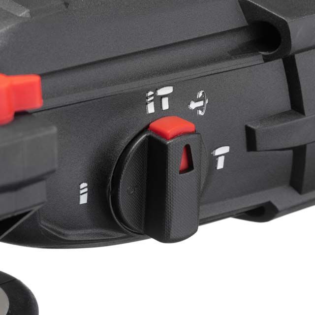 Перфоратор 1000 Вт, 3.2 Дж, 0-1300 об/мин, 0-5100 уд/мин, 3 режима, съемный быстрозажимной патрон INTERTOOL WT-0171