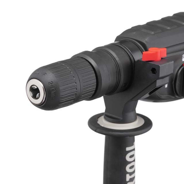 Перфоратор 1000 Вт, 3.2 Дж, 0-1300 об/мин, 0-5100 уд/мин, 3 режима, съемный быстрозажимной патрон INTERTOOL WT-0171