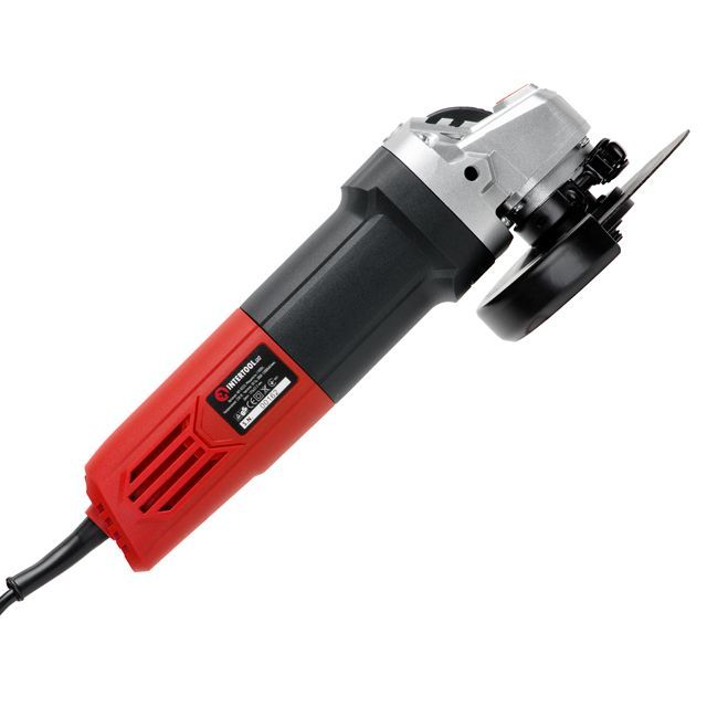 Шлифмашина угловая, 1100 Вт, диаметр круга 125 мм, регулировка оборотов 3000-12000 об/мин INTERTOOL WT-0223