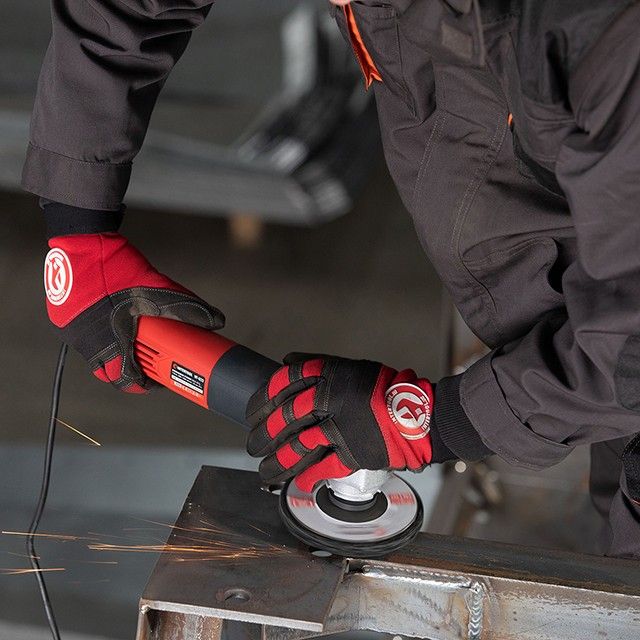 Шлифмашина угловая, 1100 Вт, диаметр круга 125 мм, регулировка оборотов 3000-12000 об/мин INTERTOOL WT-0223