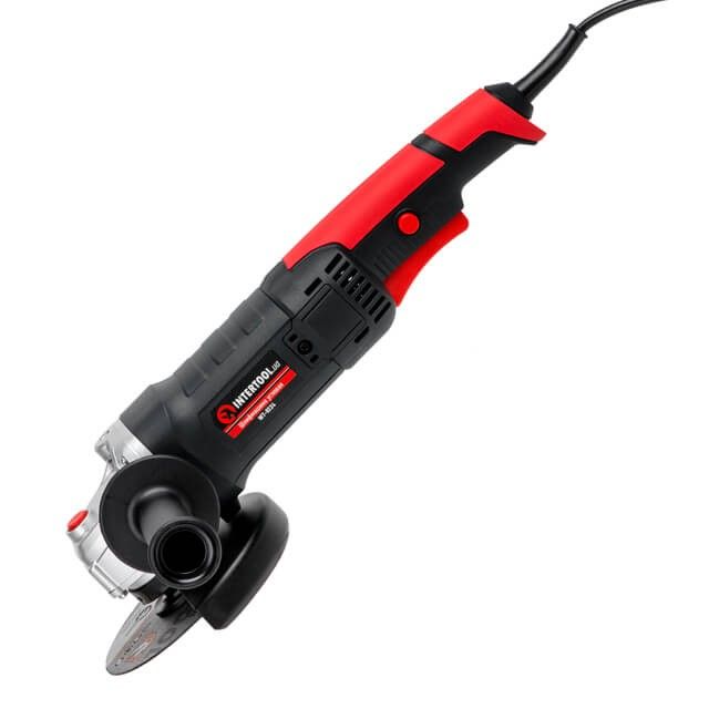 Шлифмашина угловая 1200 Вт, диаметр круга 125 мм, 11000 об/мин INTERTOOL WT-0224