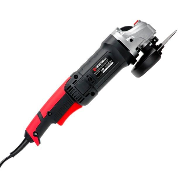 Шлифмашина угловая 1200 Вт, диаметр круга 125 мм, 11000 об/мин INTERTOOL WT-0224