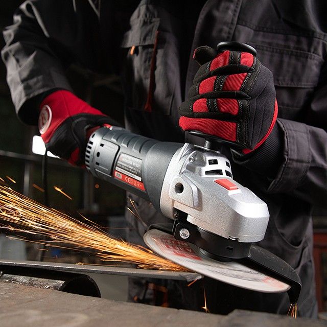 Шлифмашина угловая, 1800 Вт, диаметр круга 180 мм, 8000 об/мин, плавный пуск INTERTOOL WT-0227