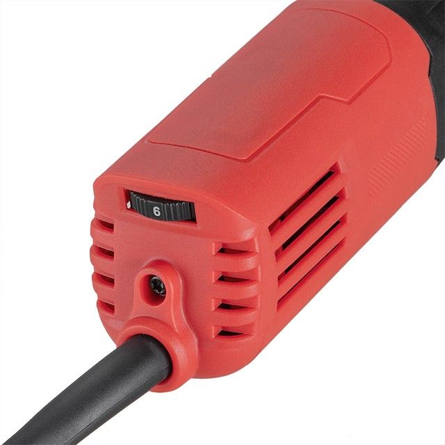 Шлифмашина угловая, 1400 Вт, диаметр круга 125 мм, 6000-12200 об/мин, система стабилизации оборотов, защита от повторного включения, плавный пуск INTERTOOL WT-0236