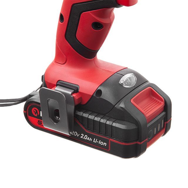 Дрель-шуруповерт аккумуляторная с бесщеточным двигателем 20 В, 50 Nm, 0-400/0-1500 об/мин, 1,5-13 мм, литий-ион, 2x2.0 Ач, ЗУ, кейс INTERTOOL WT-0331