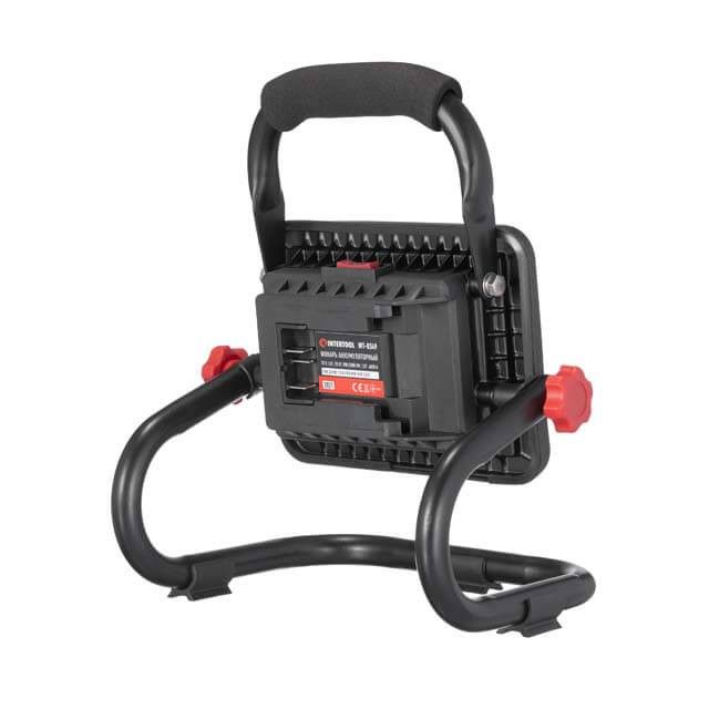 Фонарь аккумуляторный 20 В, LED, 20 Вт, 900/2000 лм, 120°, 6000 K, без ЗУ и АКБ INTERTOOL WT-0349