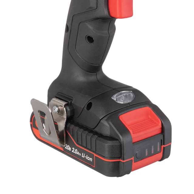 Дрель-шуруповерт аккумуляторная 20 В, 35 Nm, 0-450/0-1500 об/мин, 2-13 мм, Li-Ion, 2.0 Ач, ЗУ 2 А, кейс INTERTOOL WT-0350