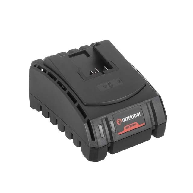 Гайковерт ударный аккумуляторный с бесщеточным двигателем 20 В, 300 Нм, 0-2500 об/мин, 0-3000 уд/мин, 1/2", Li-ion, 2.0 Ач, ЗУ 2 А, кейс INTERTOOL WT-0364