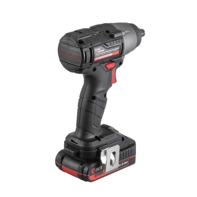 Гайковерт ударный аккумуляторный с бесщеточным двигателем 20 В, 300 Нм, 0-2500 об/мин, 0-3000 уд/мин, 1/2", Li-ion, 2.0 Ач, ЗУ 2 А, кейс INTERTOOL WT-0364