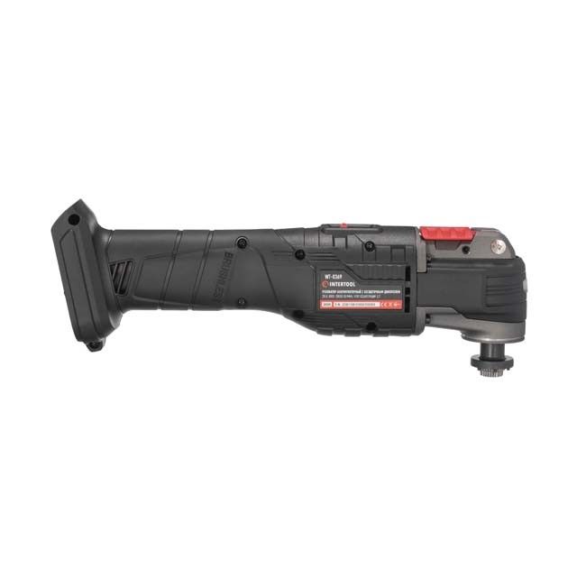 Реноватор аккумуляторный с бесщеточным двигателем 20 В, 8000-20000 об/мин, угол осцилляции 3.2° без ЗУ и АКБ INTERTOOL WT-0369