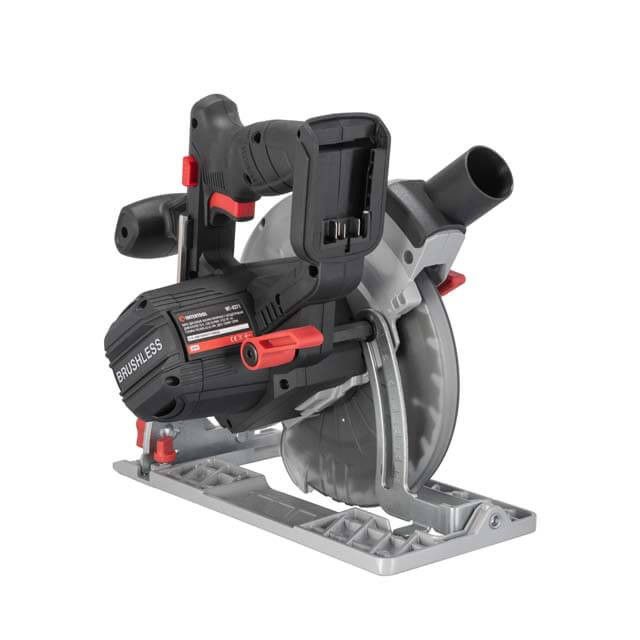 Пила дисковая аккумуляторная с бесщеточным двигателем 20 В, 4500 об/мин, угол 90°/45°, глубина распила 62/45 мм, диск 190*20 мм, без ЗУ и АКБ INTERTOOL WT-0371