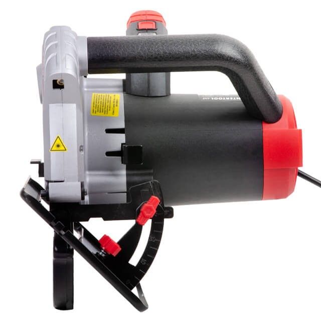 Пила дисковая 1800Вт, 5000об/мин, угол 90-45, глубина распила 73-48мм, диск 210мм*30мм, 40 зубов, лазер INTERTOOL WT-0621