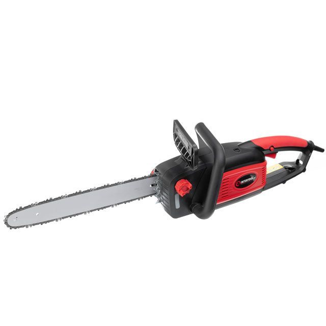 Пила цепная электрическая 2400 Вт, шина 40 см, плавный пуск, SDS-система натяжки цепи, прямой двигатель. INTERTOOL WT-0625