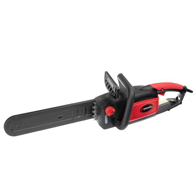 Пила цепная электрическая 2400 Вт, шина 40 см, плавный пуск, SDS-система натяжки цепи, прямой двигатель. INTERTOOL WT-0625